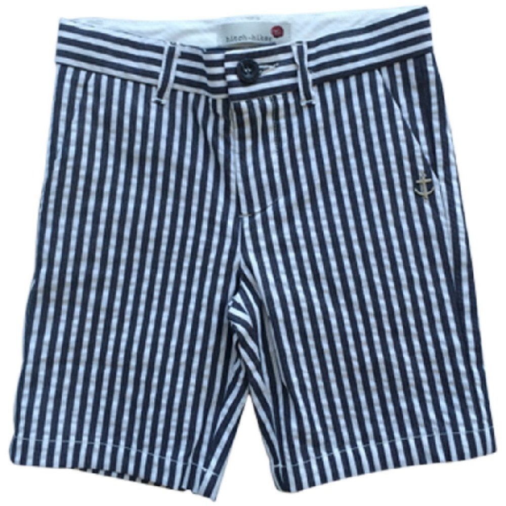 Hitch-Hiker By Monnalisa Little Boy Striped Shorts